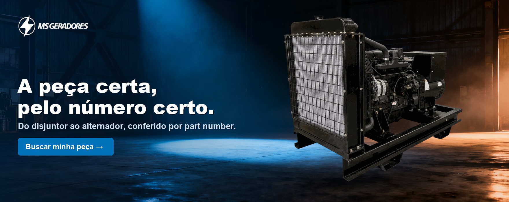 A peça certa pelo número certo, conferida por part number
