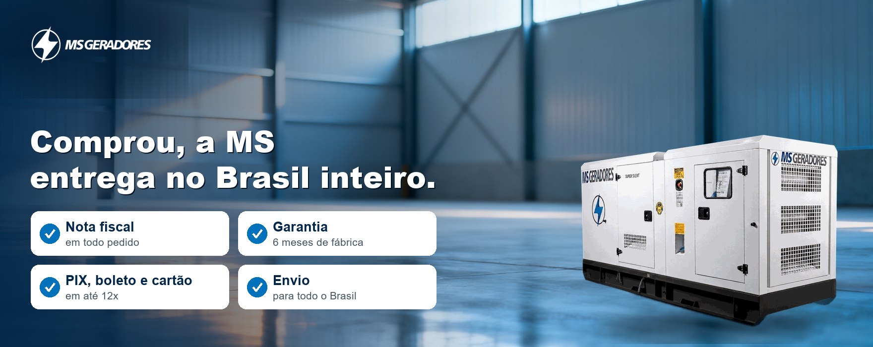 Comprou, a MS entrega no Brasil inteiro, com nota fiscal e garantia