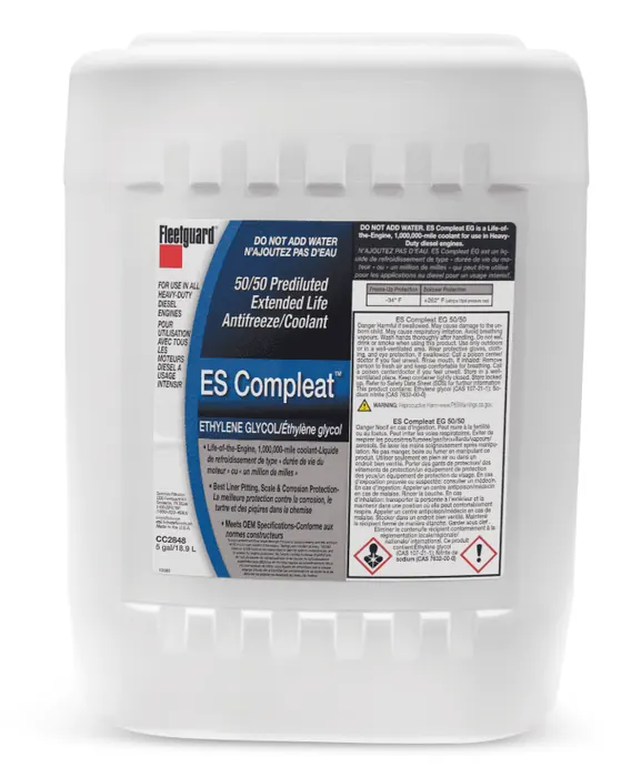 Aditivo Radiador Fleetguard ES Compleat Premix 18,9L - CC2848