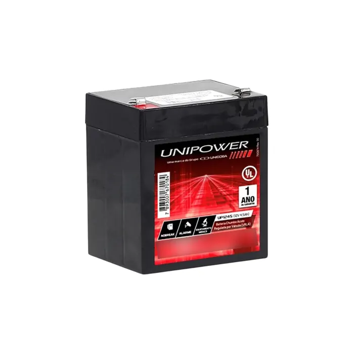 Bateria Auxiliar Unipower 12v 4,5ah