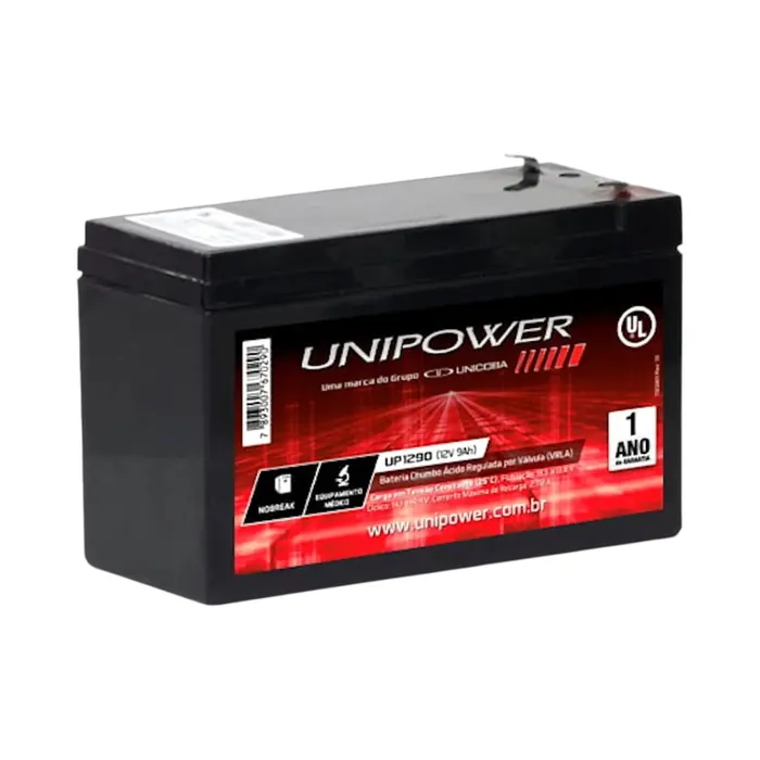Bateria Auxiliar Unipower 12v 9ah