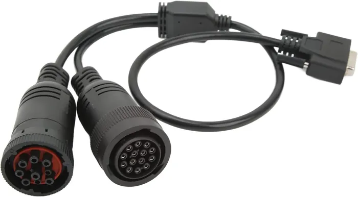 Cabo de Comunicação Y Caterpillar 457-6114 4576114 317-7485 3177485 Comunicador Scanner Adapter 3 Cabo com 9 e 14 Pinos