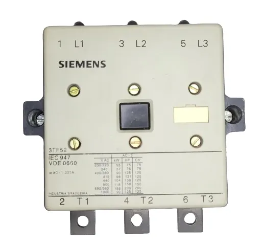 Contator Trifásico Siemens 3tf52 2na+2nf 220V 230A