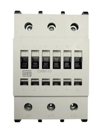 Contator Tripolar Original WEG CWM110 180A 208-255V 50 60Hz-DC CWM110-22-30E67 3NA 2NA+2NF