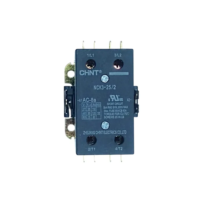 Contatora Bipolar para Pré Aquecimento Chint nck3-25 220vca 25A