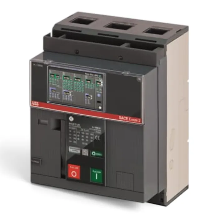 Disjuntor Fixo Motorizado Abb e1.2b 220v 1600a Dip Li - Pn 1sdx000054r1