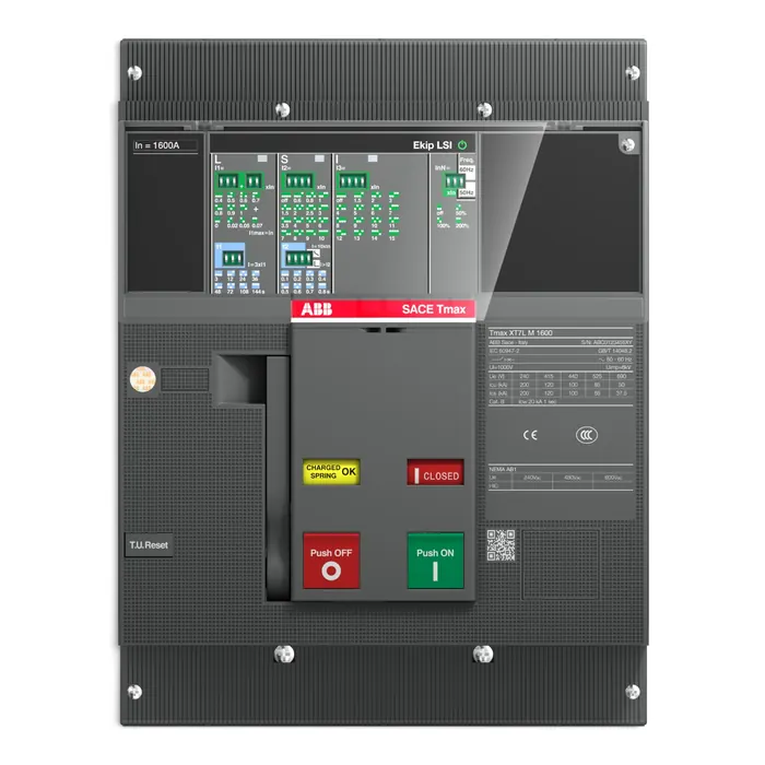 Disjuntor Fixo Motorizado Abb xt7s M 220v 1250a Lsi - Pn 1sdx191849r1