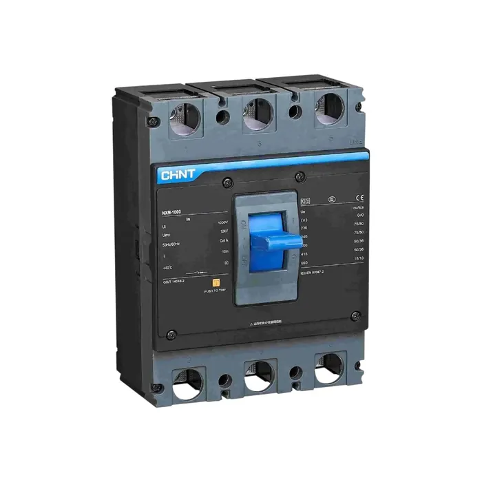 Disjuntor Tripolar Fixo Manual Chint nxm-1000h/3300 1000A - Pn 844276