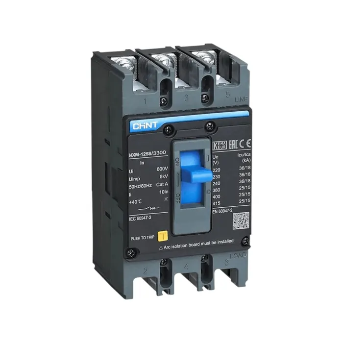 Disjuntor Tripolar Fixo Manual Chint nxm-125s/3300 125A - Pn 131363