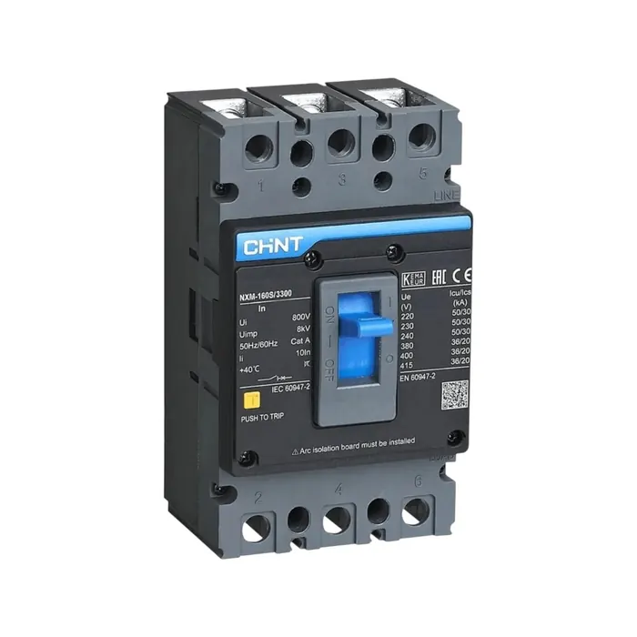 Disjuntor Tripolar Fixo Manual Chint nxm-160s/3300 150A - Pn 309655