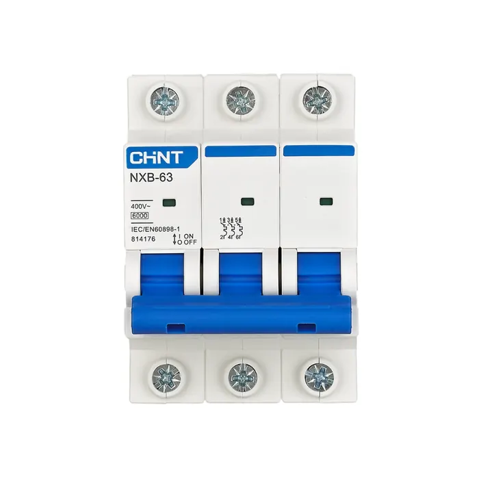 Disjuntor Tripolar Mini Chint nxb-63 20A 6kA - Pn 814171