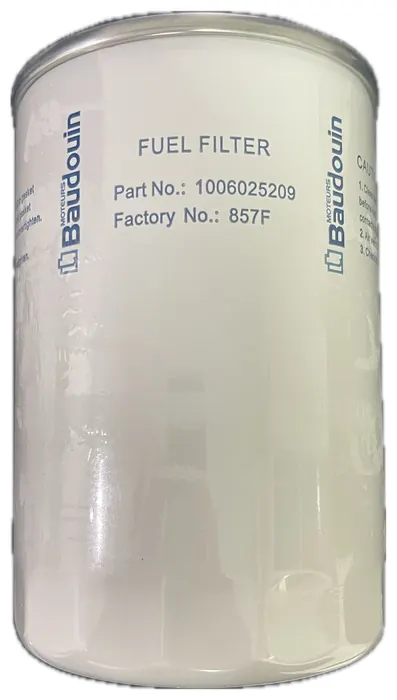 Filtro Combustível Baudouin 1006025209 (1011137307) - 4m10g70 / 4m10g83 / 4m10g88 / 4m10g100 / 4m10g110