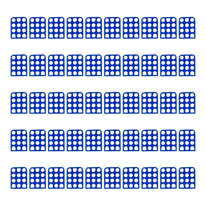 Kit 50 Pcs Membrana Conector Mate-n-lok 12 Vias Interface
