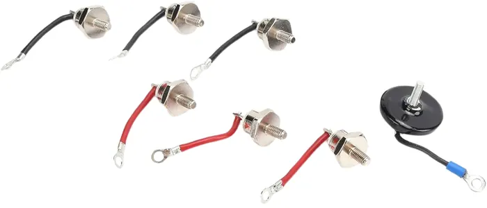Kit de Diodos e Varistor RSK6001 RSK5001 ZX70-12 70A 1.200V, ZX40-12 40A 1.200V para Ponte Retificadora de Alternadores Brushless Stamford HC6 / HC7 / P7 / MV7 / P80 / New Age Ou Similar