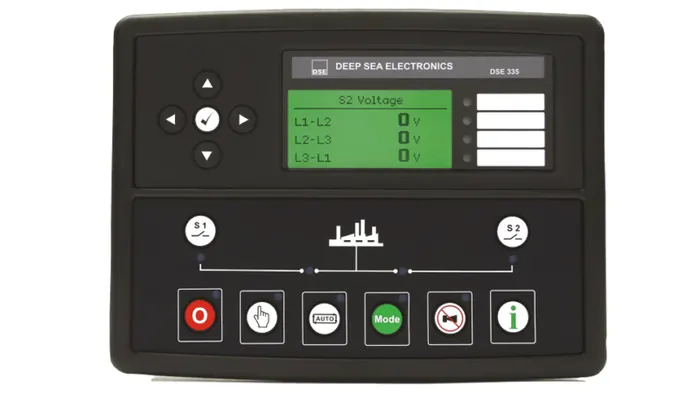Módulo Controlador Eletrônico Automático Original Deep Sea DSE335 MKII para Grupo Geradores Transferência Automática de Carga para 2 Fontes