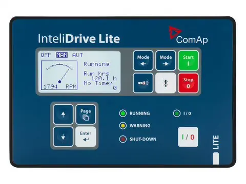 Módulo de Controle Comap Intelidrive FLX Lite Controlador para Motobombas e Compressores