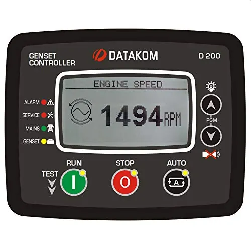 Módulo de Controle Datakom d200 Mkii P/ Grupo Geradores d200 Mpu