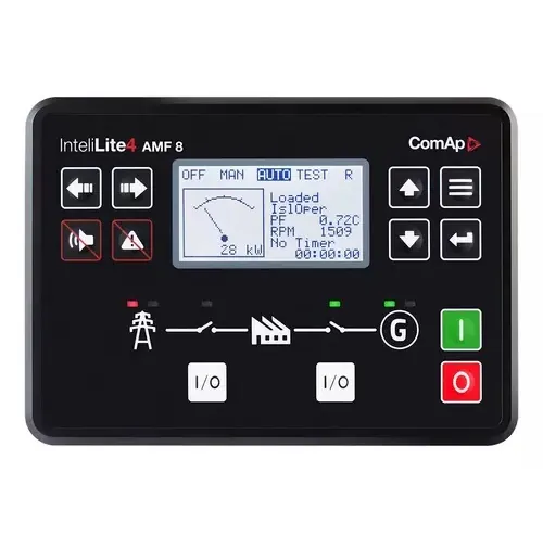Módulo de Controle Eletrônico Original Comap Intelilite 4 AMF 8 IL4AMF8XBAA Painel Controlador Automático para Geradores AMF8