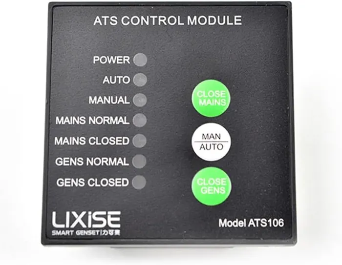 Módulo de Controle Eletrônico Original Lixise ATS106 Painel Controlador Automático LXC106 para Geradores de Energia