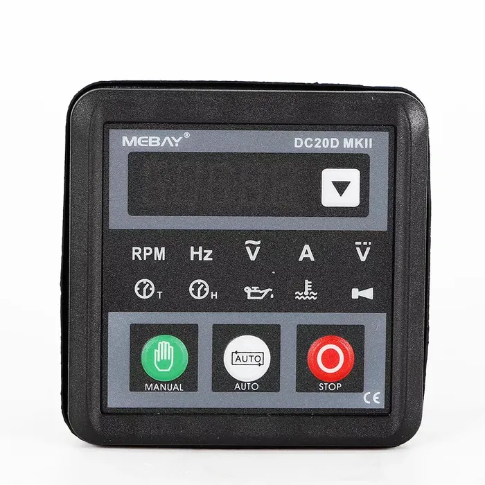 Módulo de Controle Eletrônico Original Mebay DC20D MKI / MKII Painel Controlador Automático para Geradores DC 20D