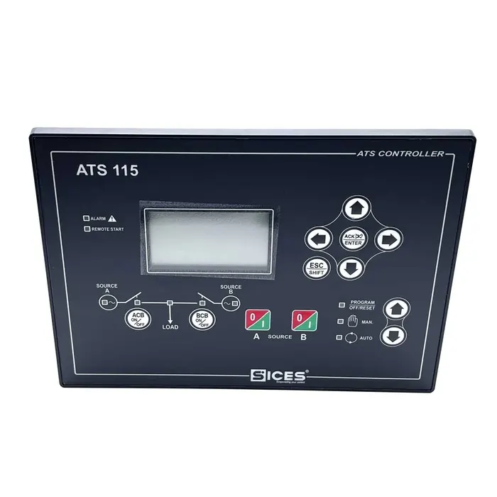 Módulo de Controle Eletrônico Original Sices ATS-115 Plus Painel Controlador de Transferência Automática para Geradores ATS 115