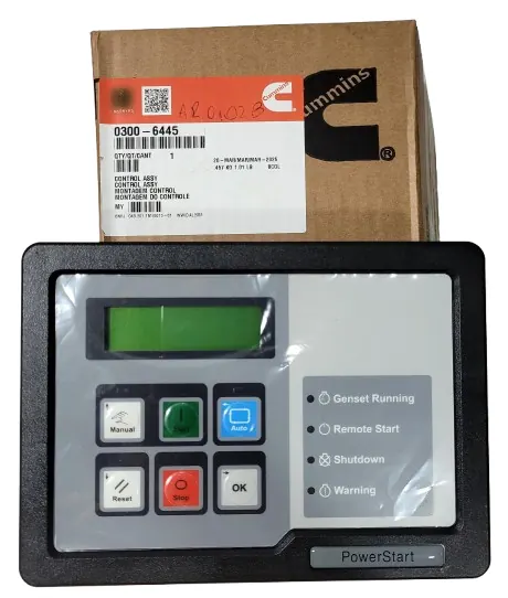 Módulo de Controle Original Cummins Powerstart 300-6445 Painel PSO500 para Geradores