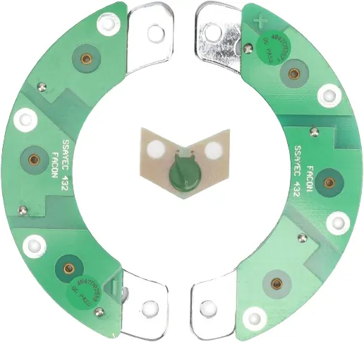 Ponte Retificadora de Diodo SSAYEC432 40A com Supressor de Surtos Módulo de Diodos para Geradores e Alternadores Leroy Somer CA LSA43.2 e LSA44.2