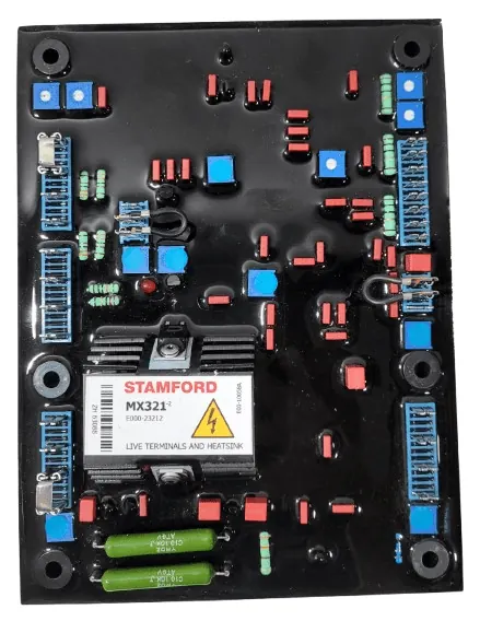 Regulador de Tensão Automático e Eletrônico Original Stamford MX321-2 E000-23212 E00-10058-E AVR para Geradores e Alternadores STAMFORD Avk