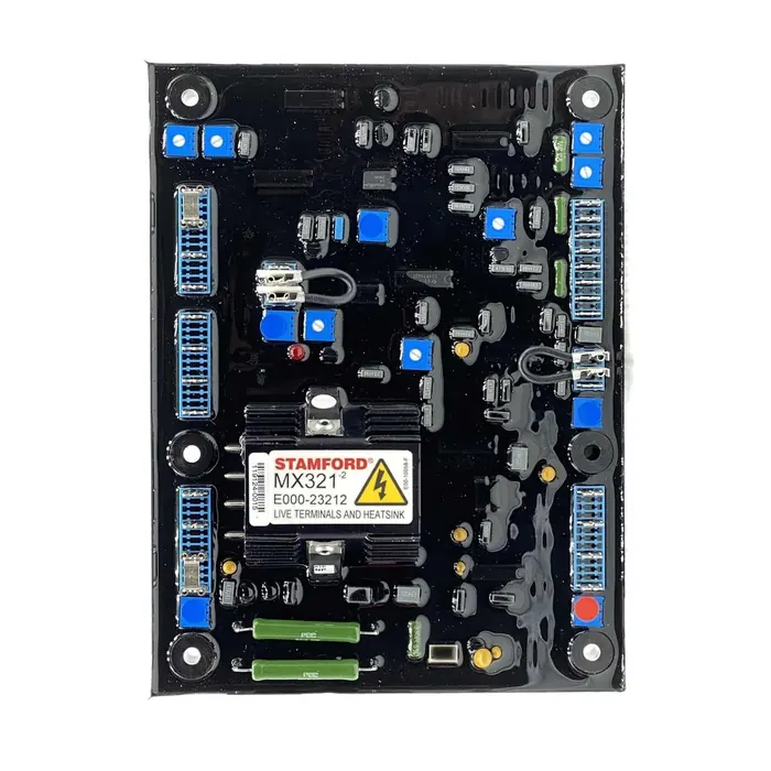Regulador de Tensão Automático e Eletrônico Original Stamford MX321 E000-23212 E00-10058A E00-13216A AVR para Geradores e Alternadores STAMFORD Avk