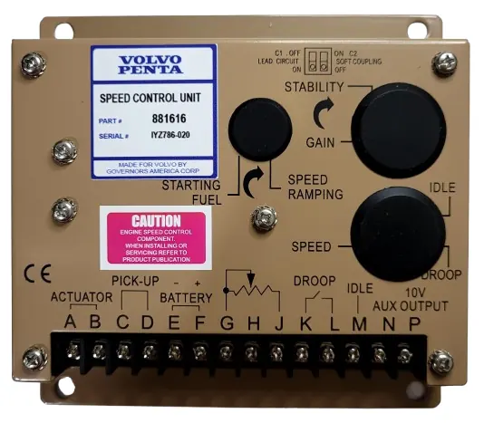 Regulador de Velocidade Eletrônico Volvo Penta Volvo 881616