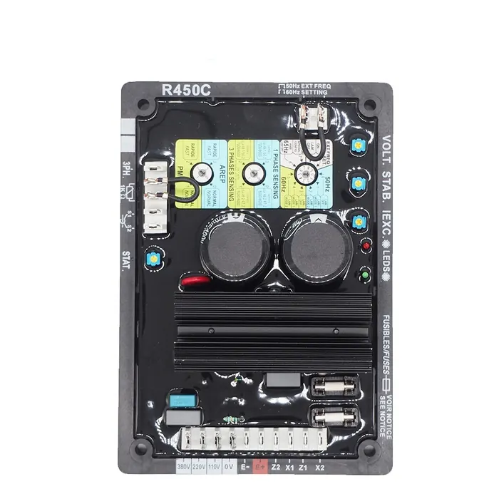 Regulador Eletronico de Tensão (AVR) Modelo R450C para Alternadores Leroy Somer / FG Wilson / Olympian-cat