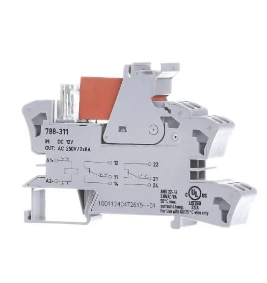 Relé Acoplador 12vcc 8 a Wago - Pn 788-311