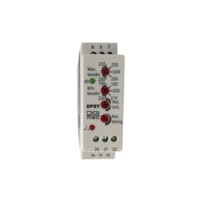 Relé Supervisor de Tensão Trifásico Digimec dspt-11 220vca