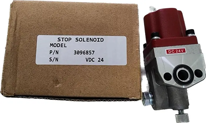 Solenoide de Parada para Motor Diesel Compatível Modelo 3096857-24V