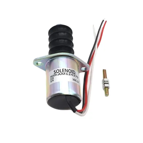 Válvula Solenóide de Desligamento de Combustível AM124379 AM103337 AM116779 AM124377 12V Solenóide de Parada para John Deere 415 455 445 430 332 855 856 375 675 F915 F925 F935