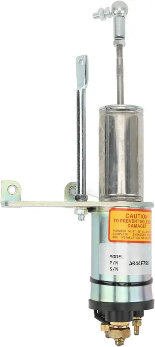 Válvula Solenóide de Parada Cummins A044F796 3065450 12V / 24V para Motores e Geradores Diesel Cummins ONAN X2.5-G2 A032X741 S746384 SS93411 12V For S3.8, C44D5 4BT, 6BT